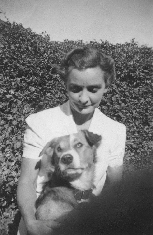 Maida Lefroy And Dog