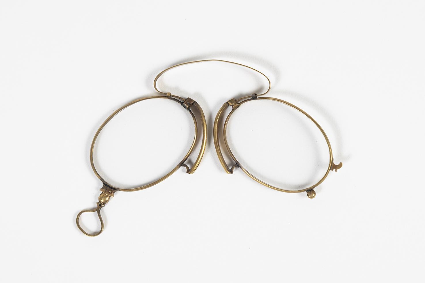Gold pince-nez worn by Sir Archibald Burt