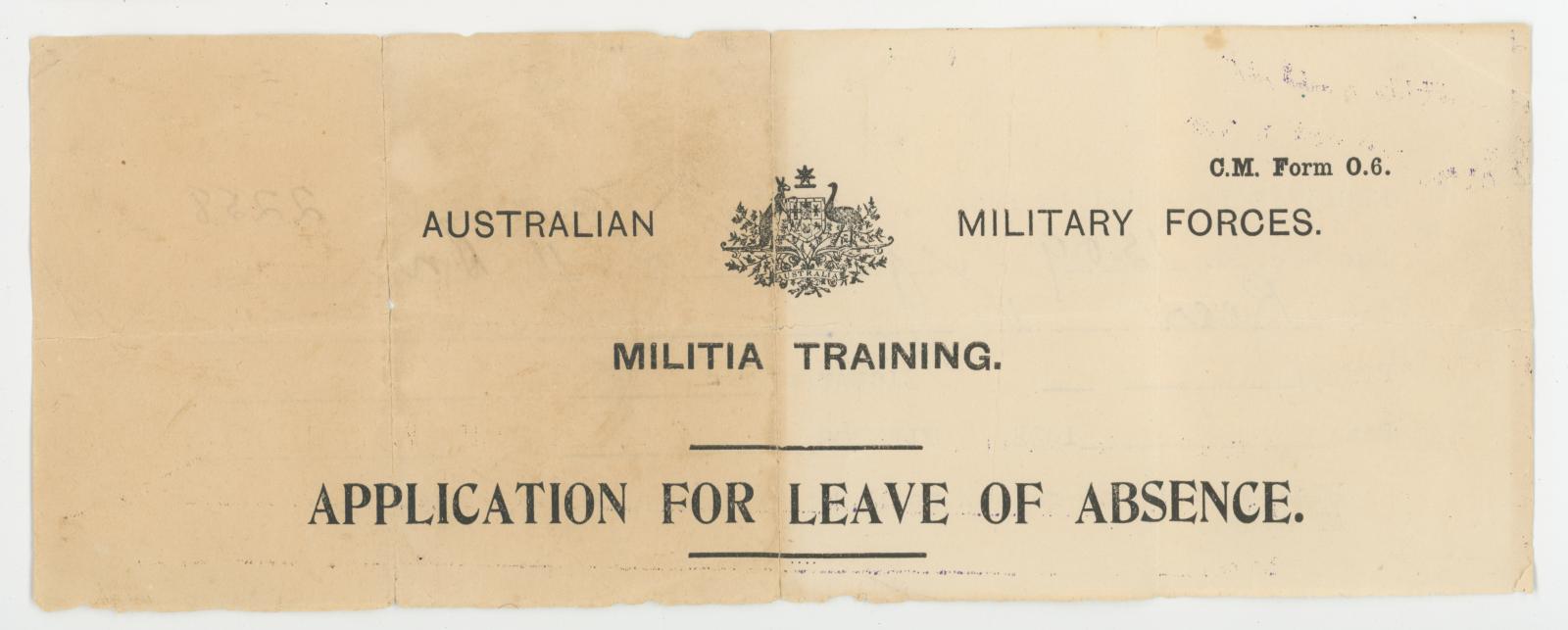 Reverse of Document