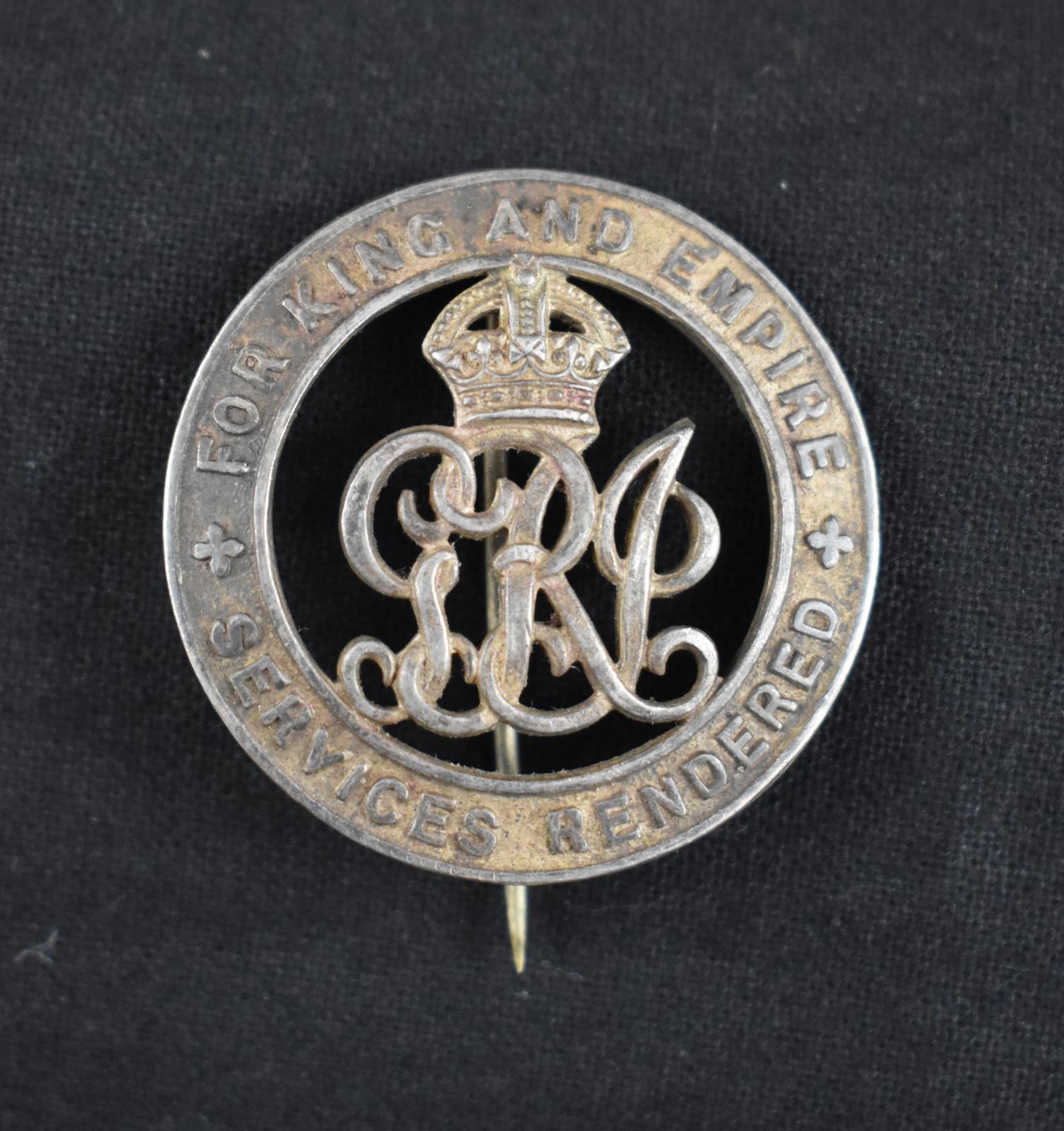 First World War Silver War Badge