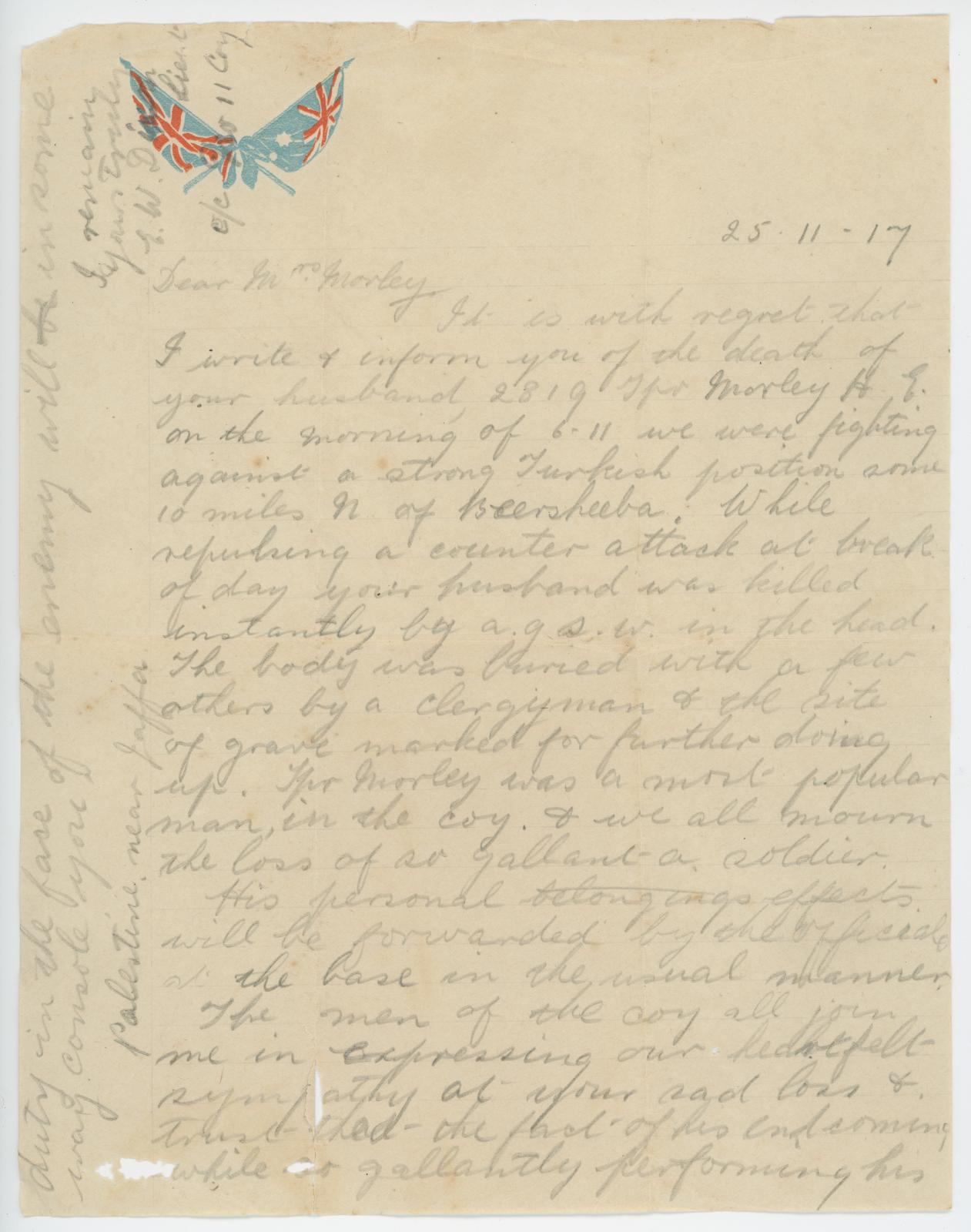 Letter of Death Notification