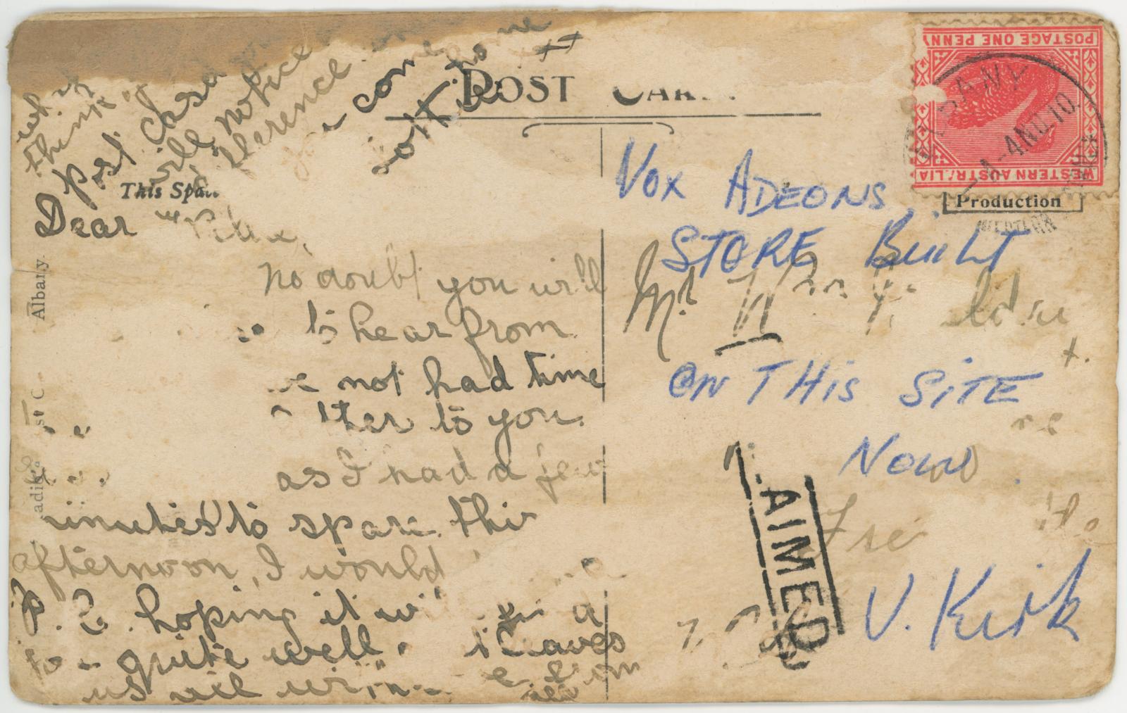 Withnell's York Hotel, Albany - back