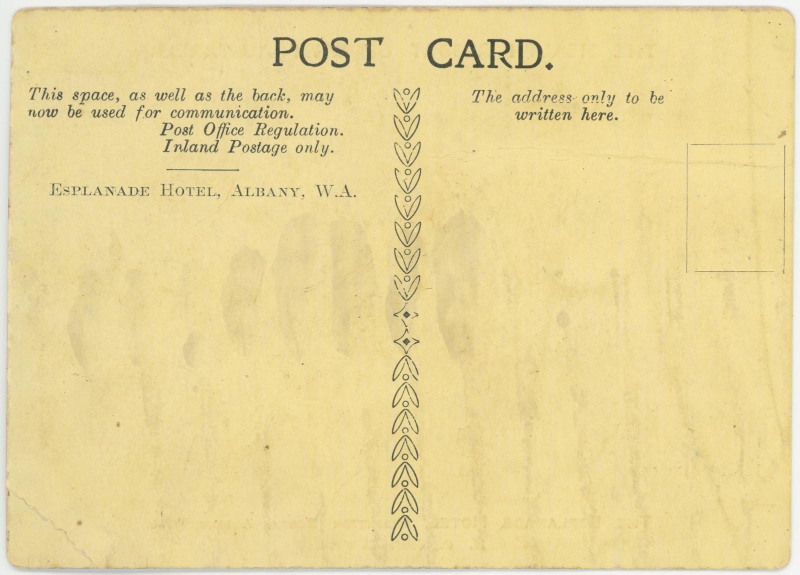 The Esplanade Hotel, Albany, Western Australia - back