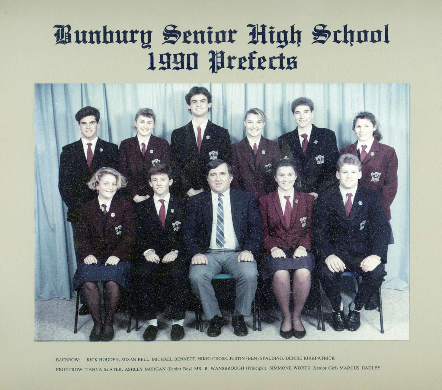 BSHS Prefects 1990