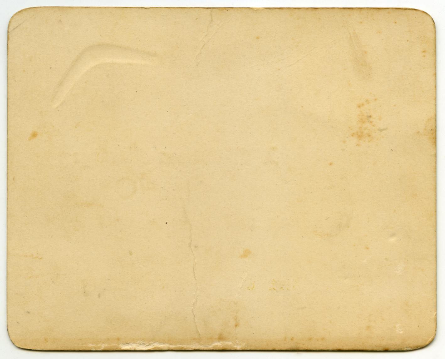 Reverse of Australian Red Cross Society Christmas card 1918