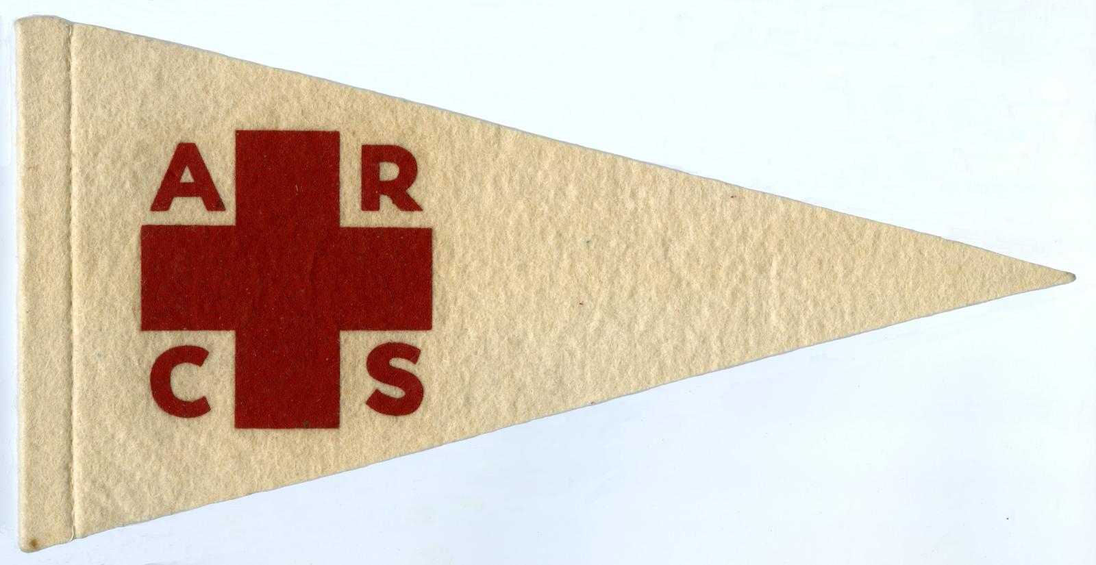 Australian Red Cross Society felt pennant