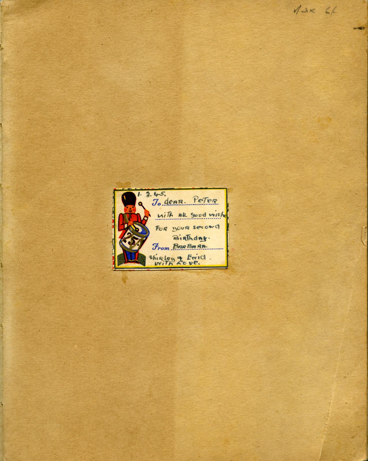 'Blinky Bill joins the Army' by Dorothy Wall - inside cover
