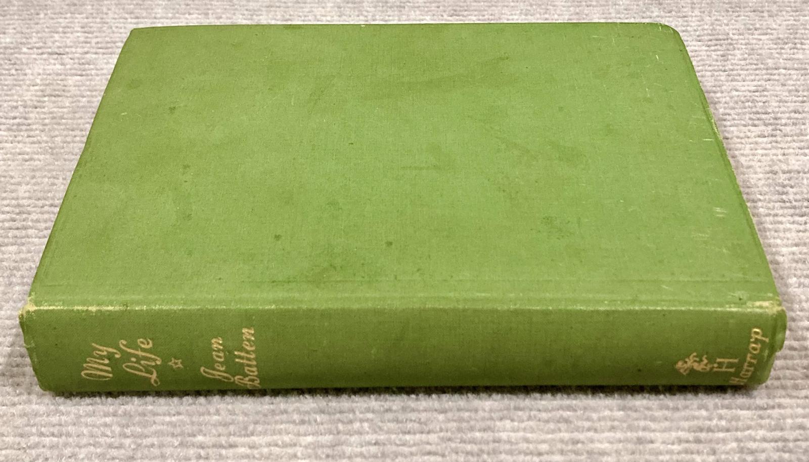 Cover of autobiography of aviatrix Jean Batten entitled 'My Life'