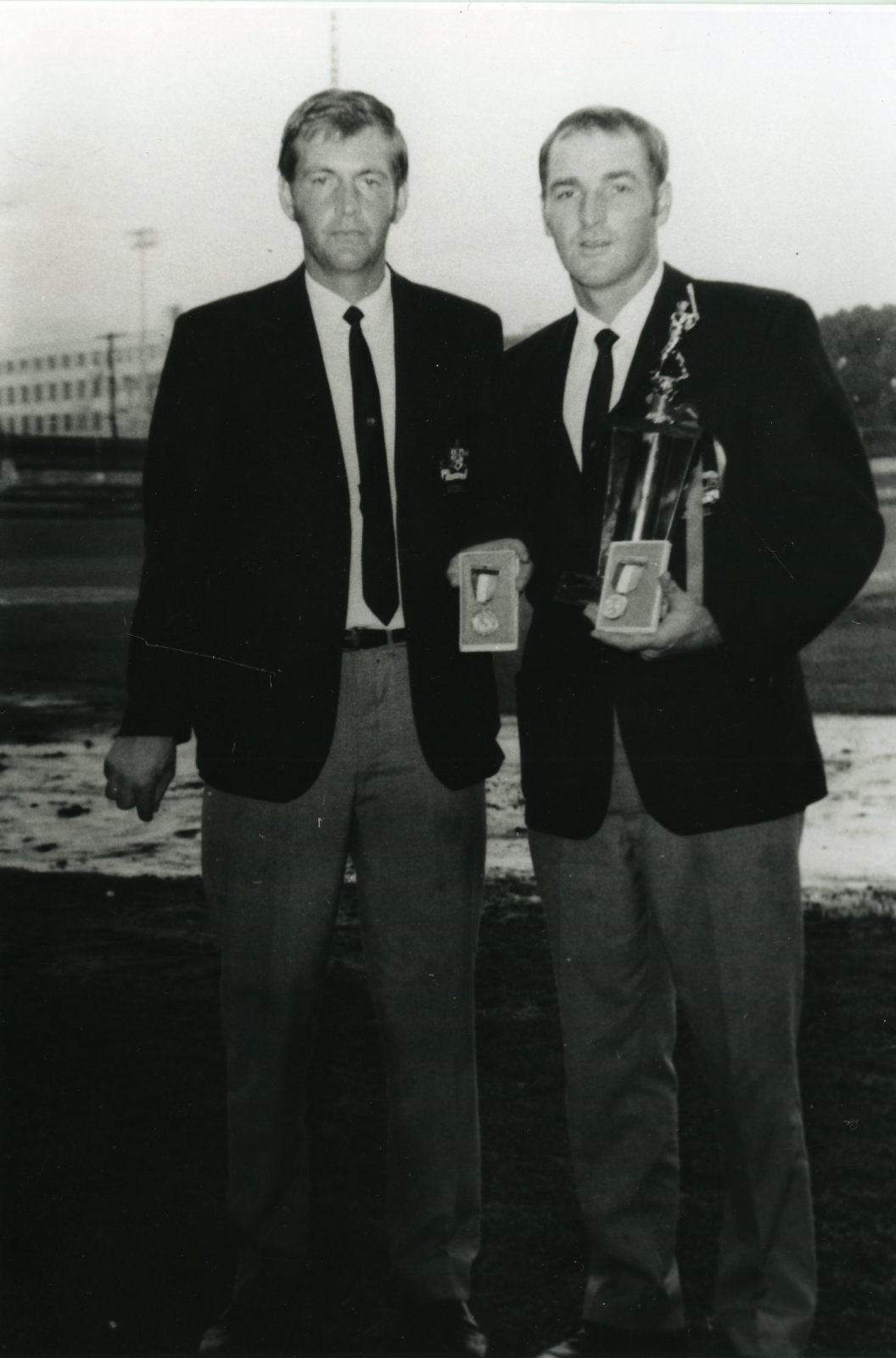 Dale Hughes (left) and Ray Cook