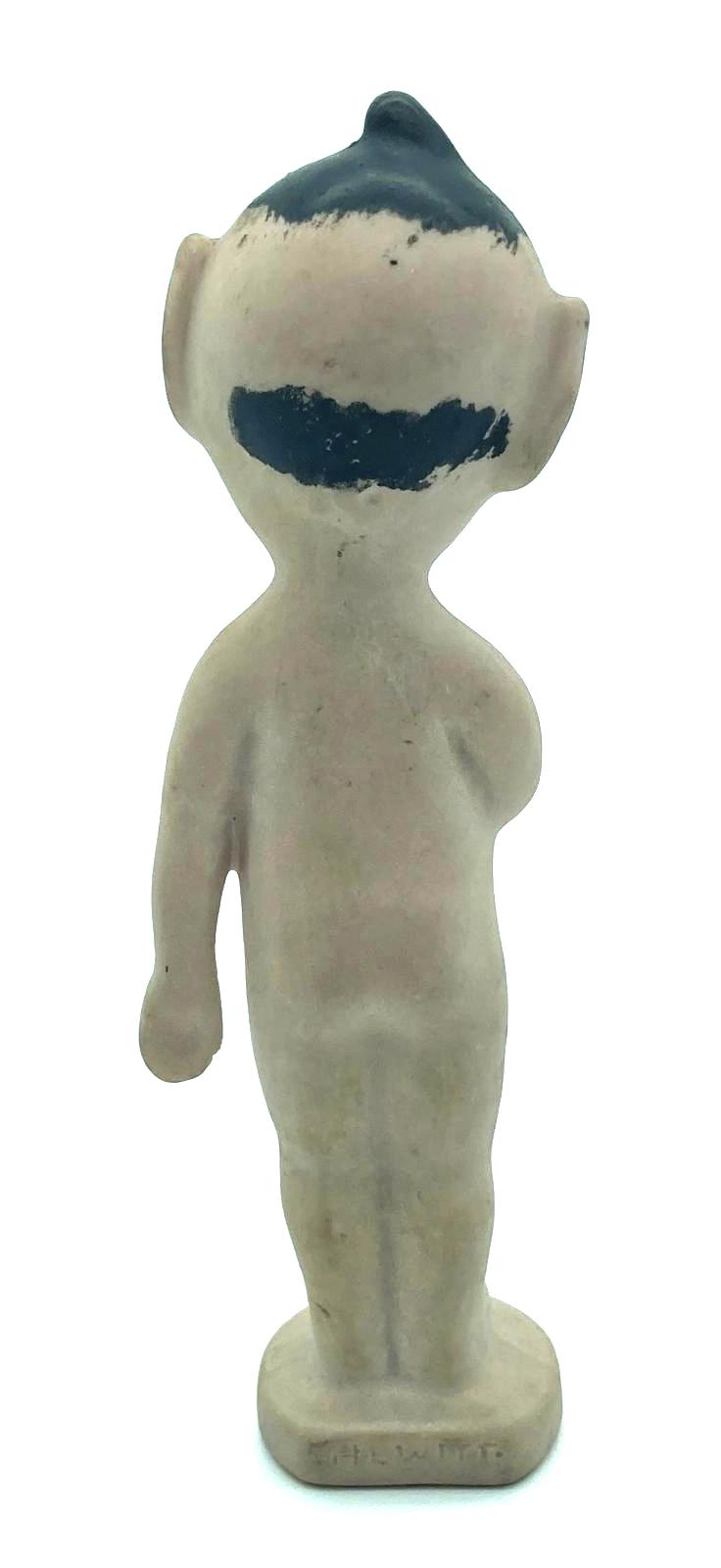 WWI era bisque doll - 'Dinky' back view