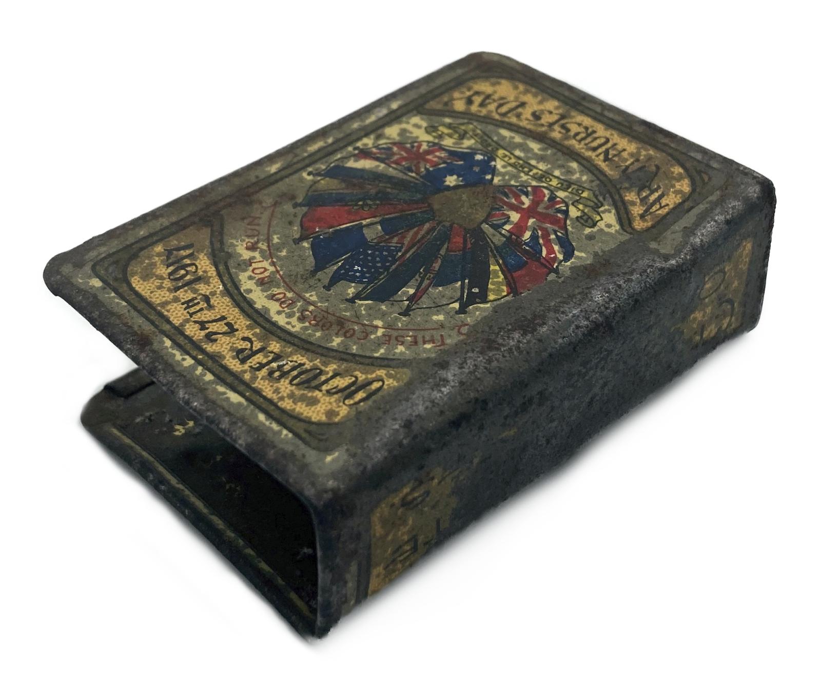 Other oblique view of South Australian Army Nurses' Day 1917 souvenir matchbox