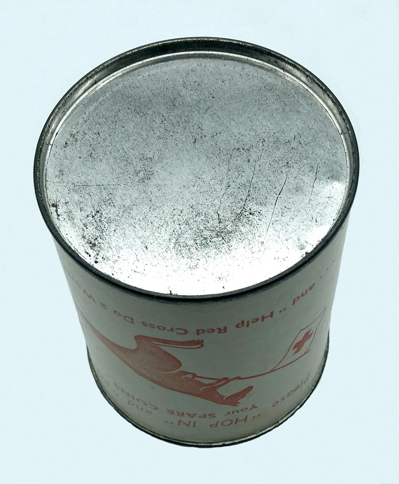 Australian Red Cross Society (Victorian Division) collection tin - bottom view