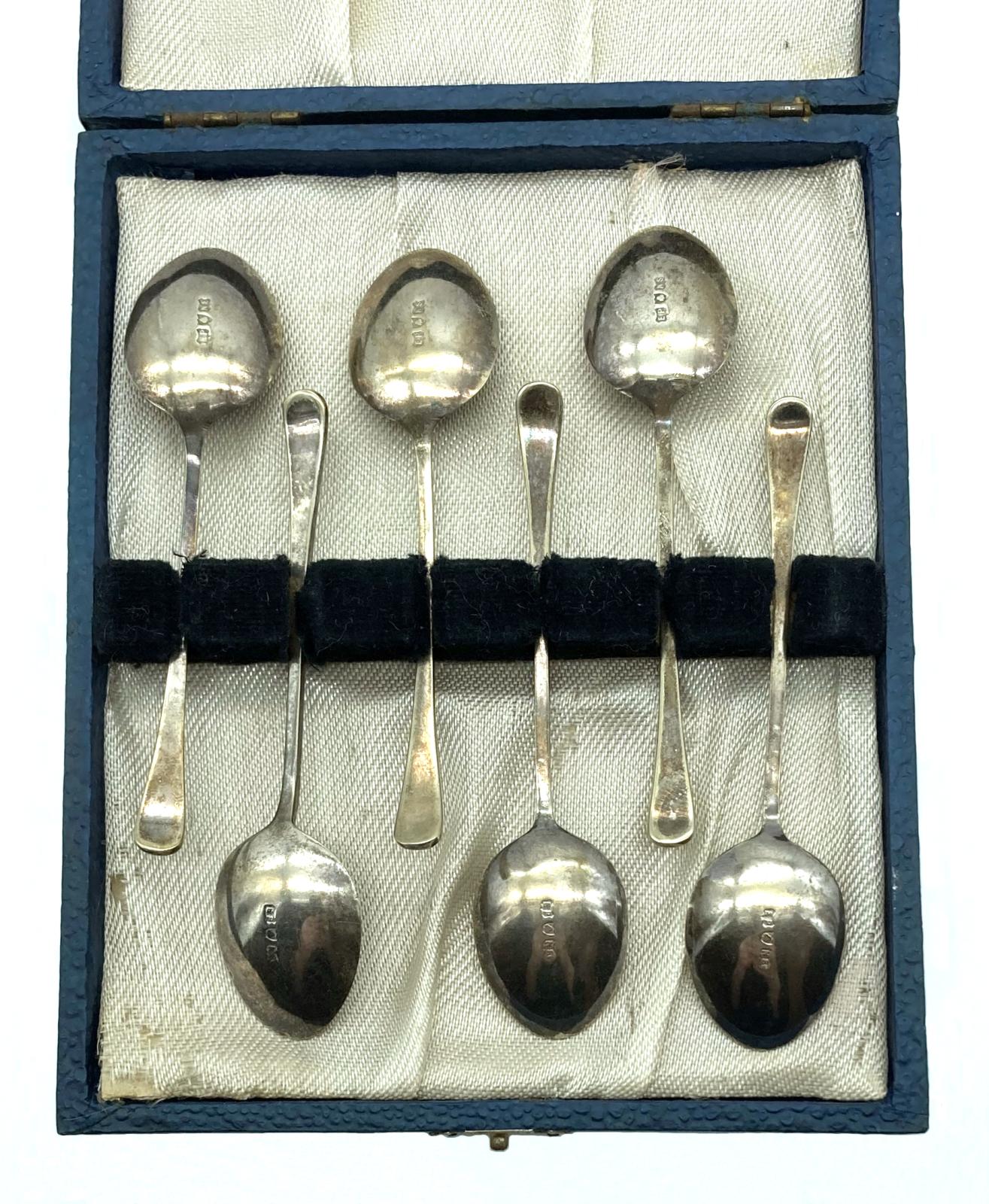 Boxed Red Cross spoons, ANZAC Day 1918 - back of spoons