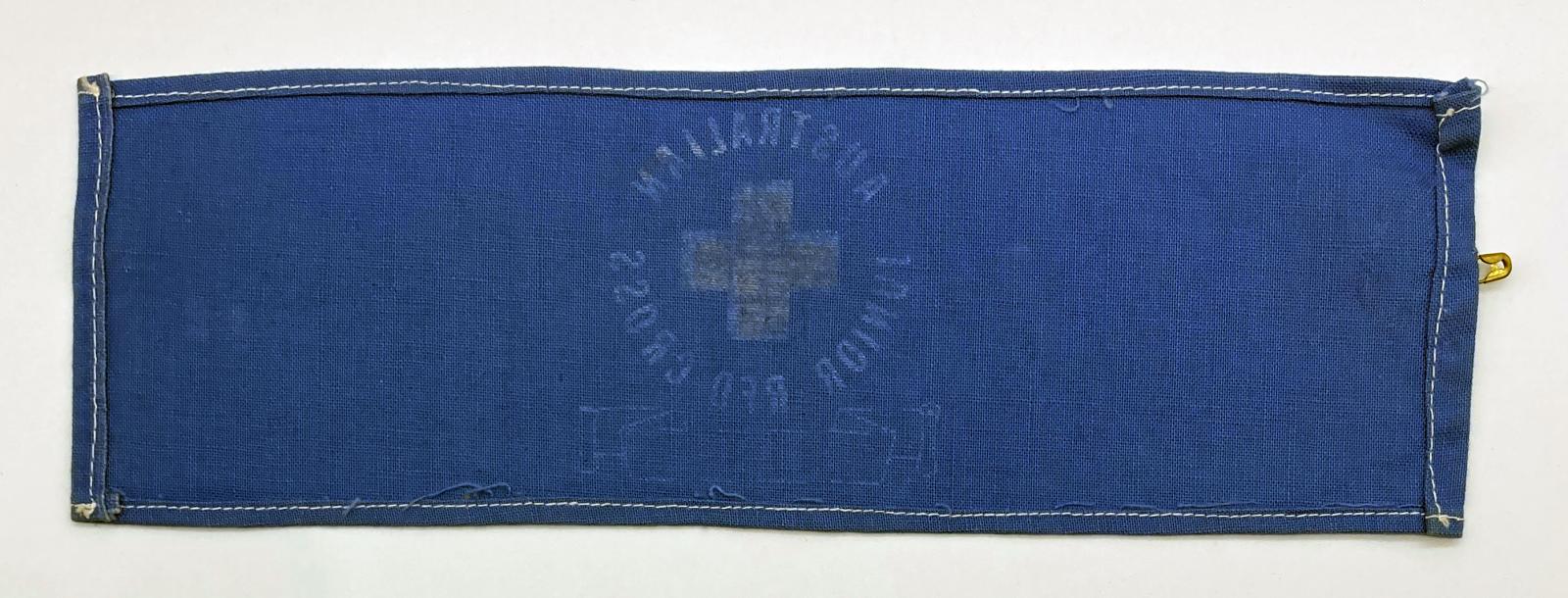 Reverse of Australian Junior Red Cross armband