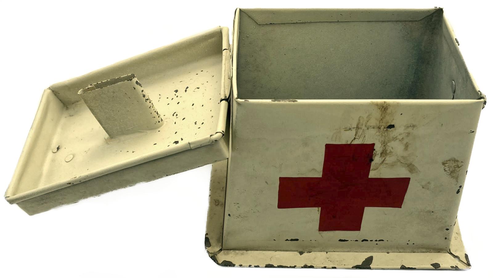 First ARCS metal collection tin - open showing inside