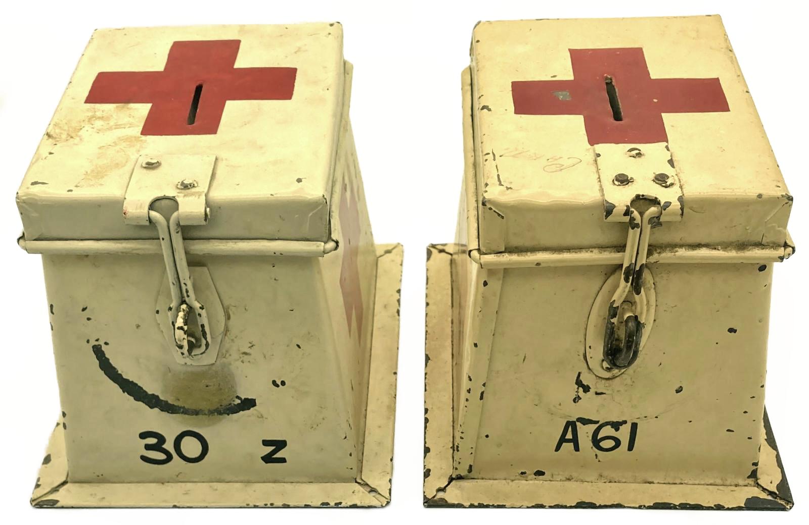 Two ARCS metal collection tins 