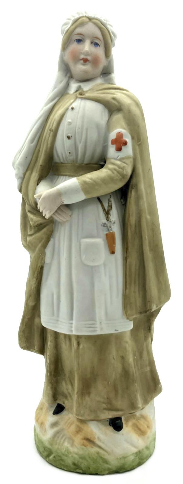 Figure of a Red Cross Nurse - front view