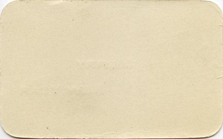 Reverse of small card insert from WWI silk postcard sent for 'Happy New Year'
