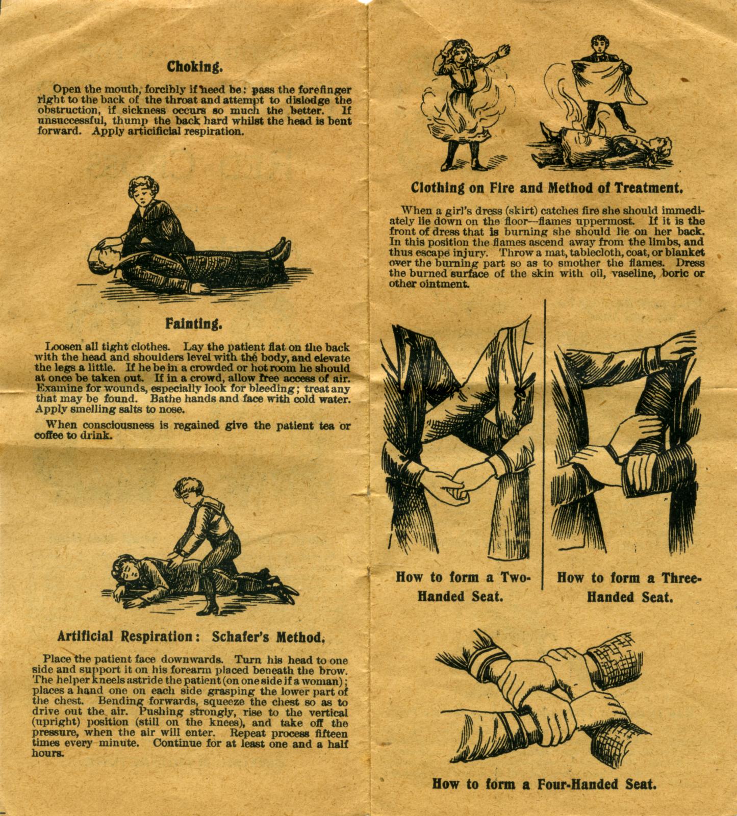 Instructions for Tiny Tot's Red Cross or Ambulance Outfit - pages 2-3