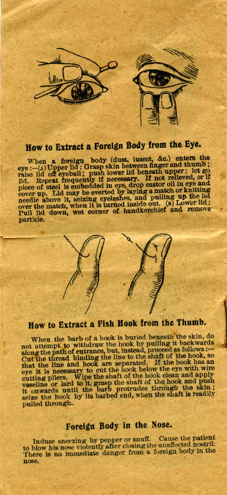 Instructions for Tiny Tot's Red Cross or Ambulance Outfit - back page