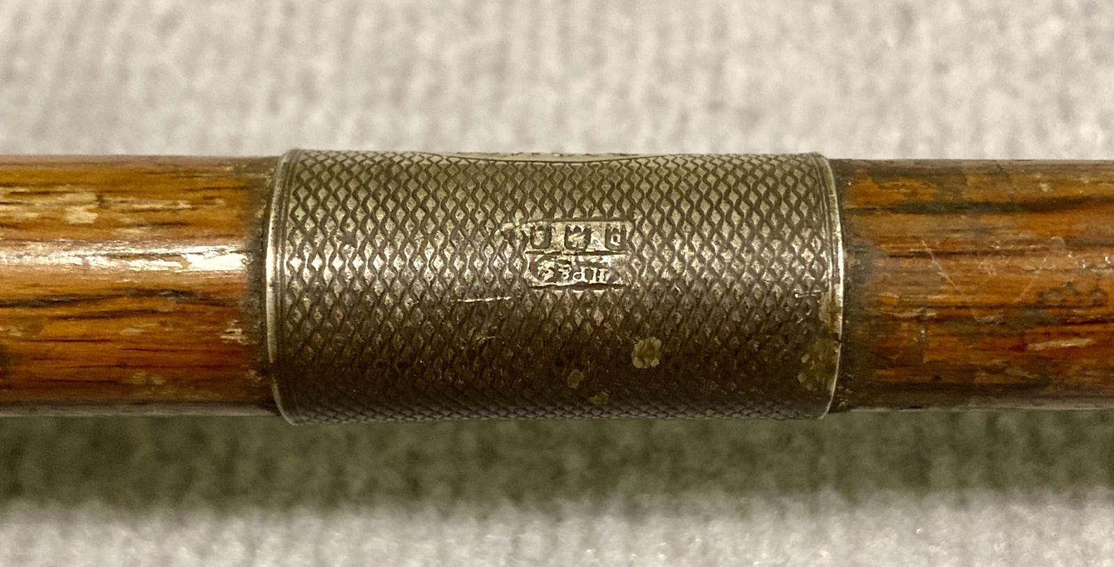 Walking stick silver hallmarks