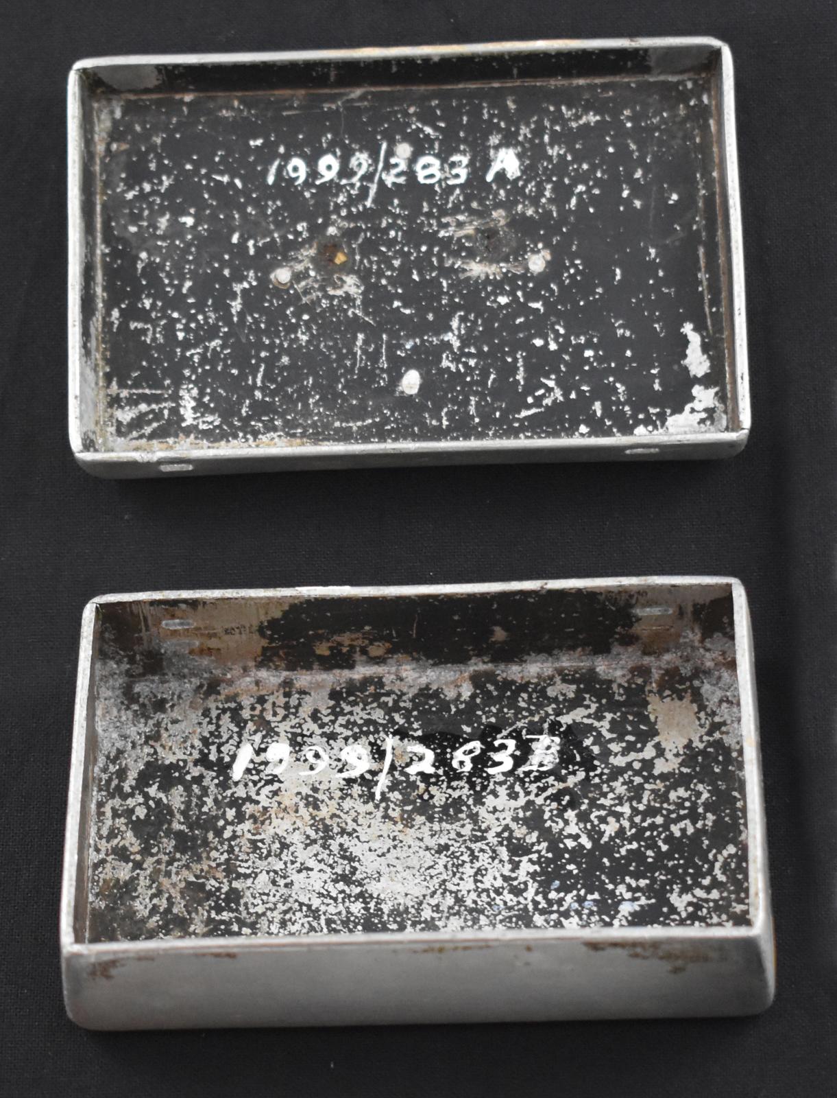 Engraved Tin of Major Arthur Robinson HOME