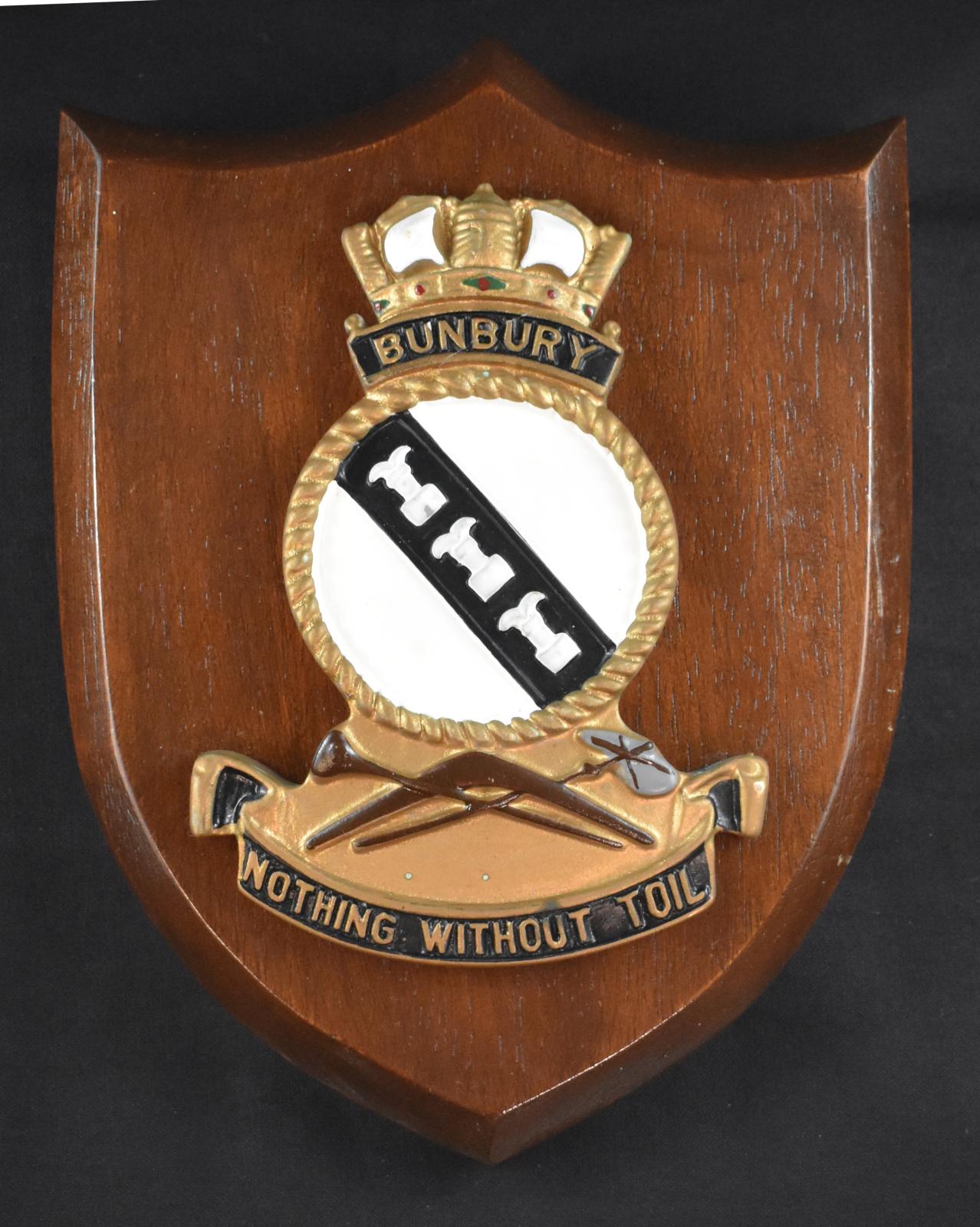 HMAS Bunbury Plaque