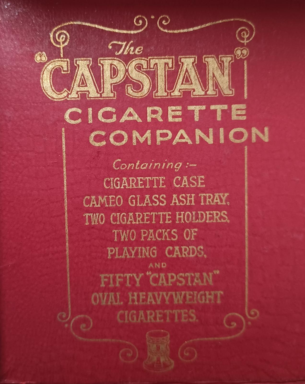Inside lid of cigaqrette box