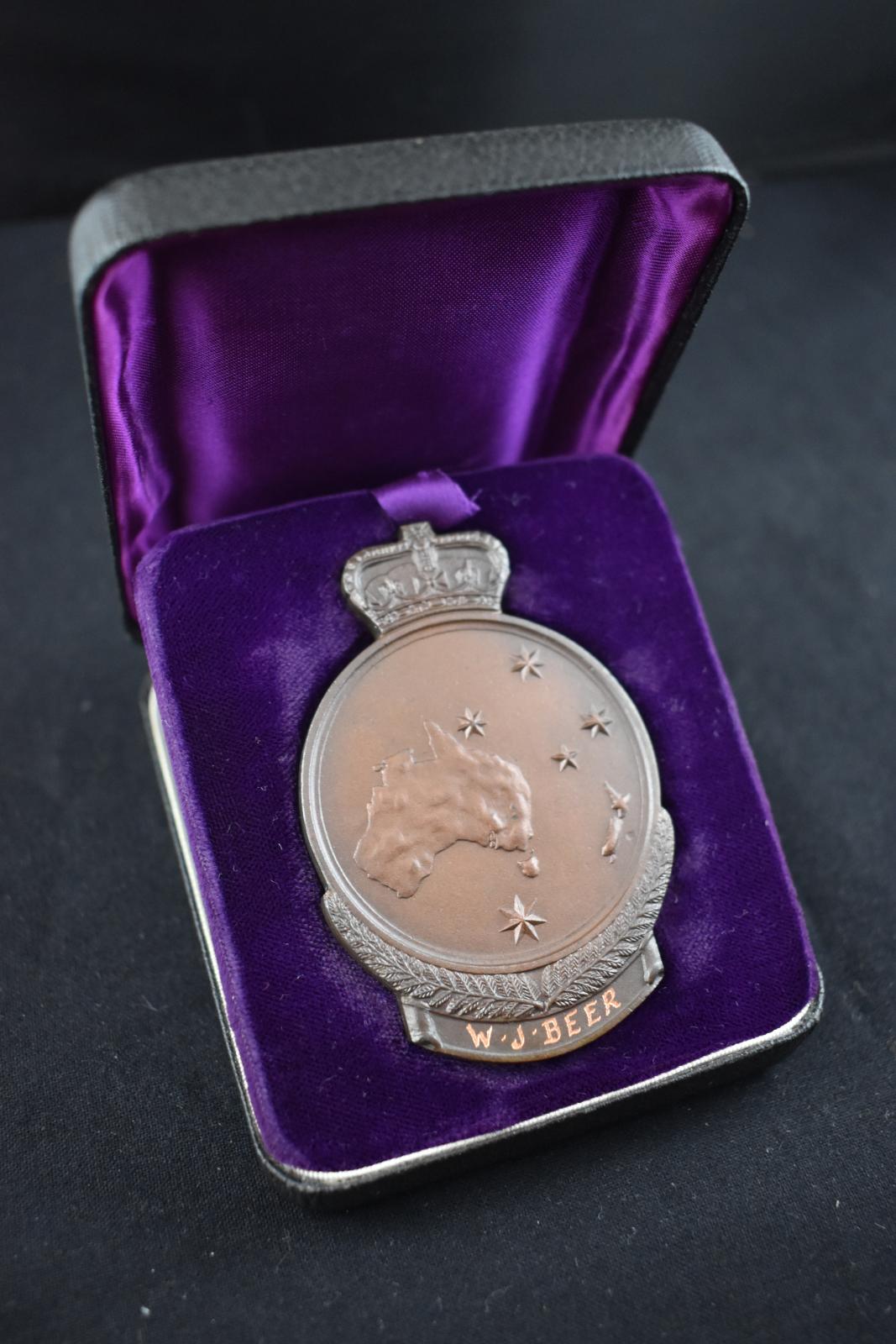 Anzac Medallion Reverse Side
