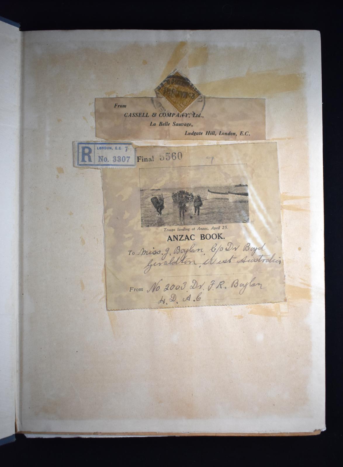 Inside Page with Inscriptions