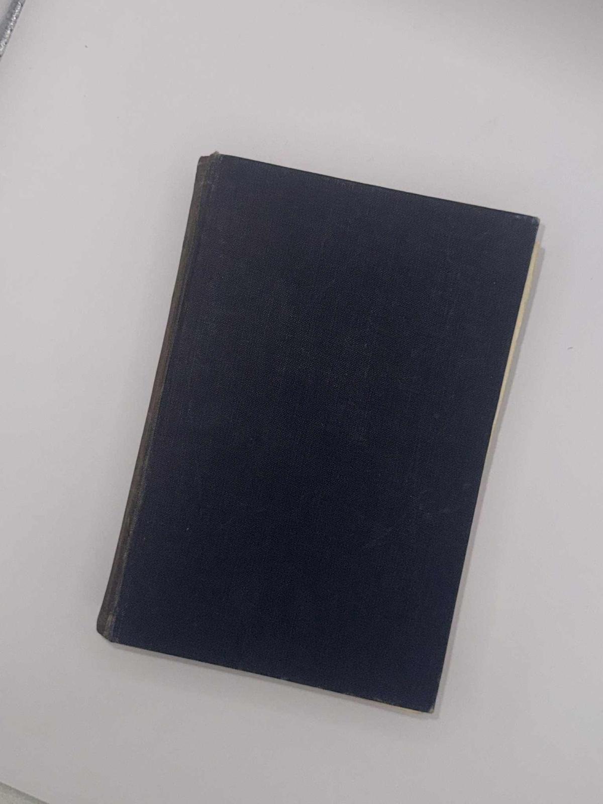 Blue hard cover book