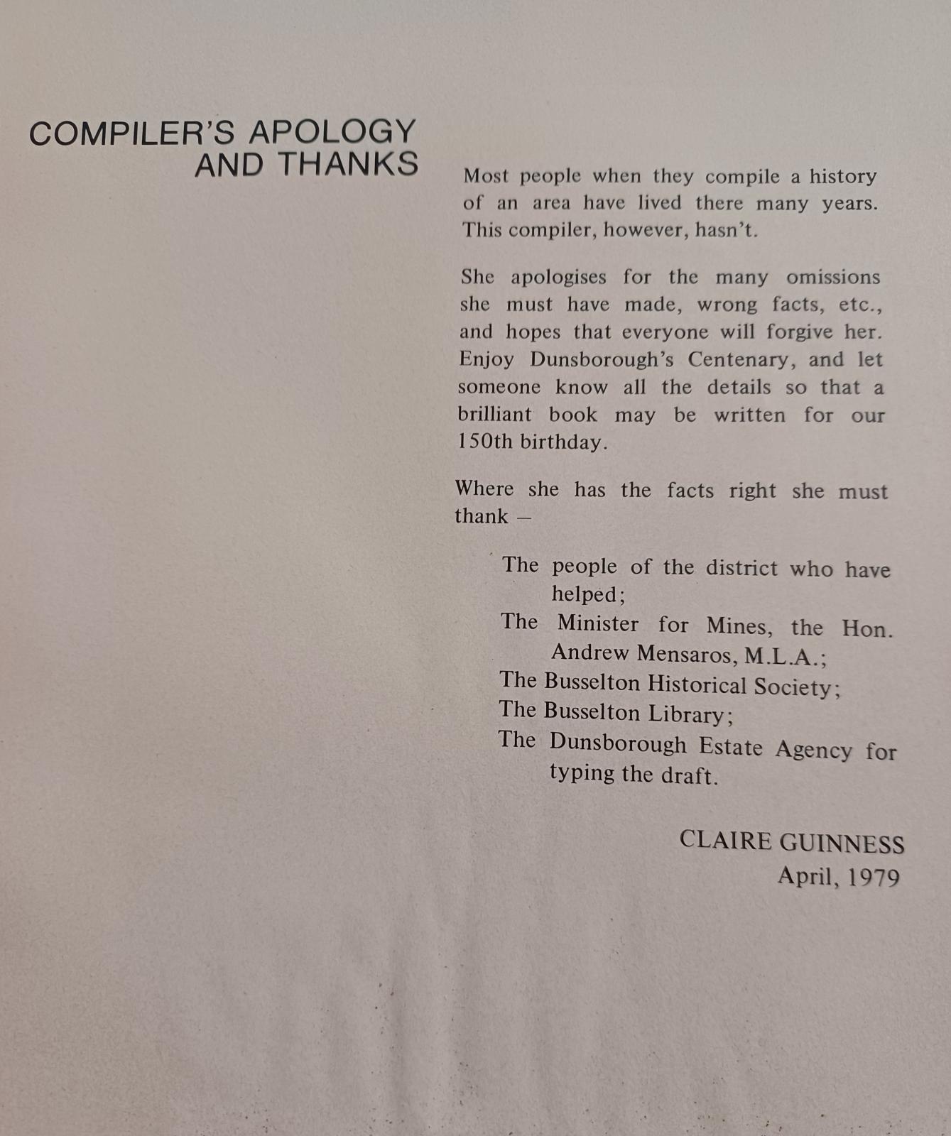 Booklet - acknowledgement