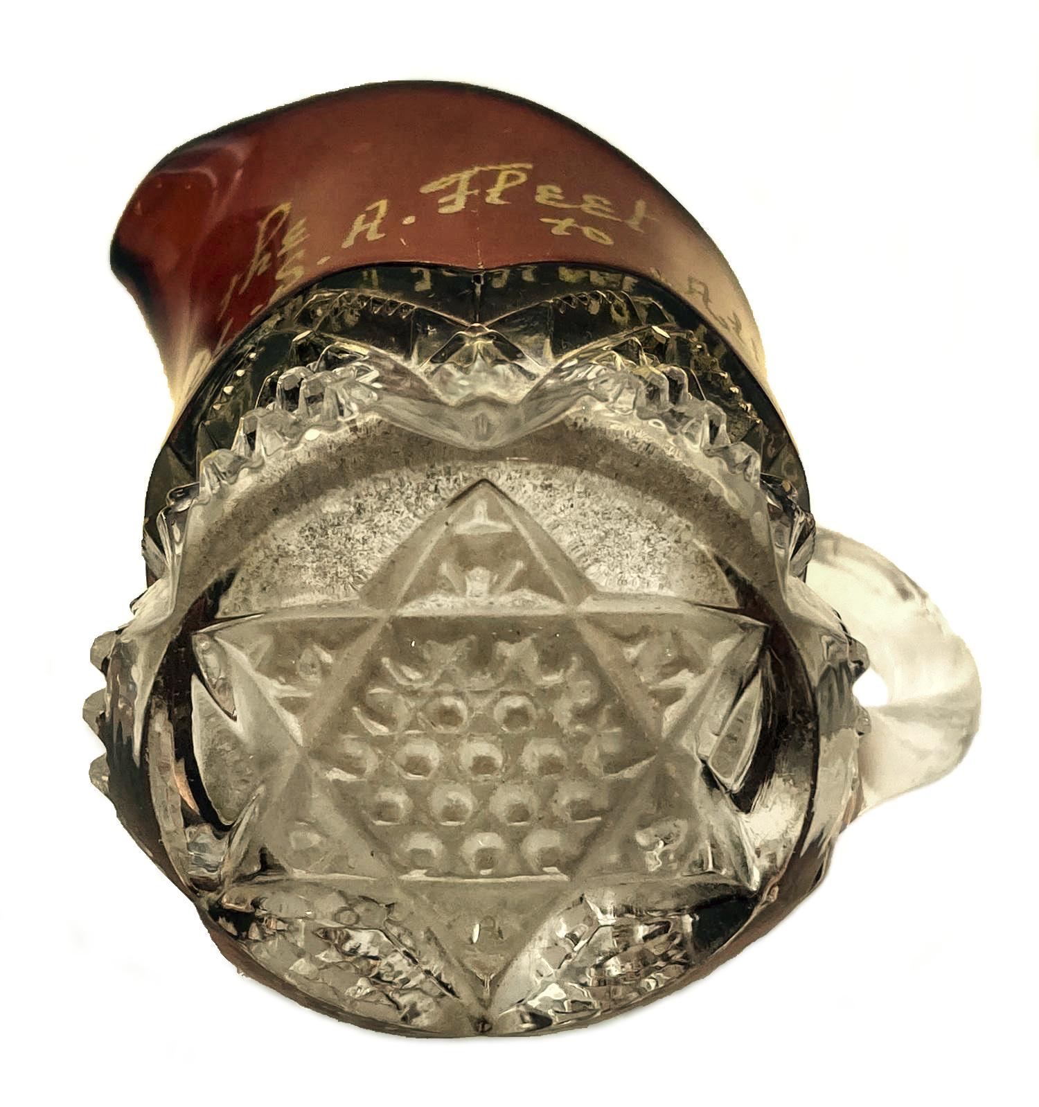 Underneath of jug