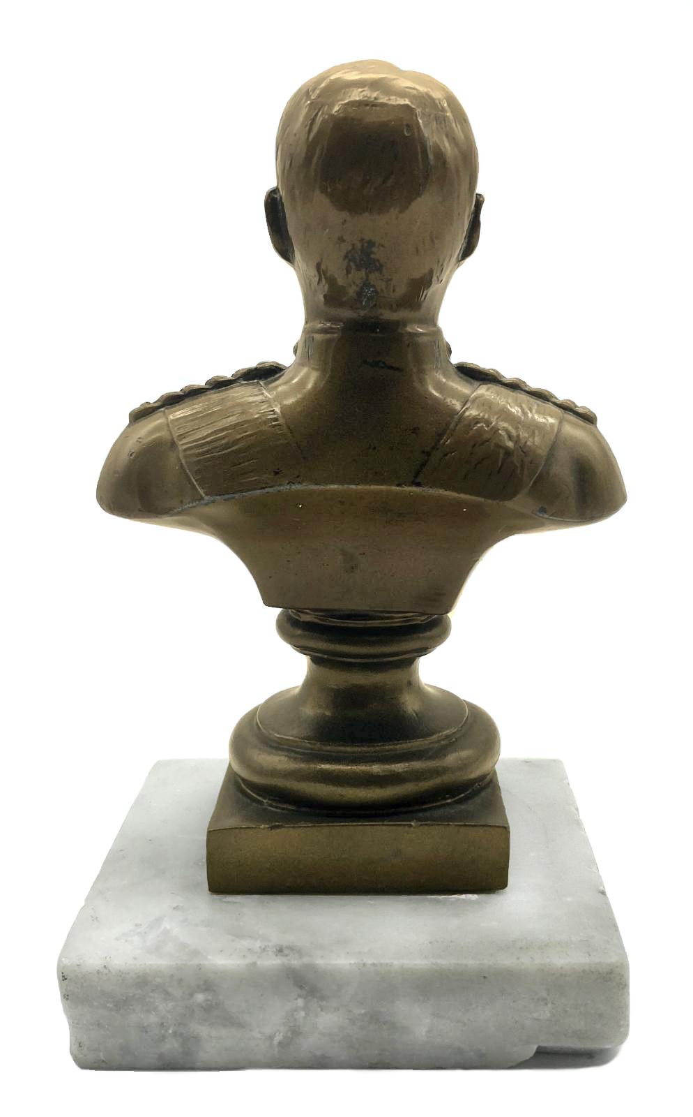 Bronze bust of Lord Kitchener - back view
