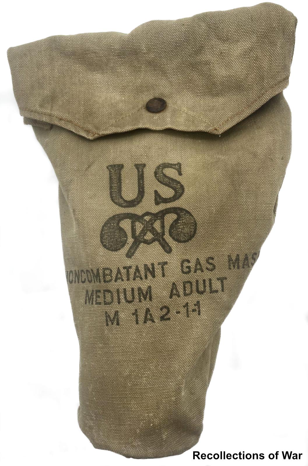 Gas mask in bag