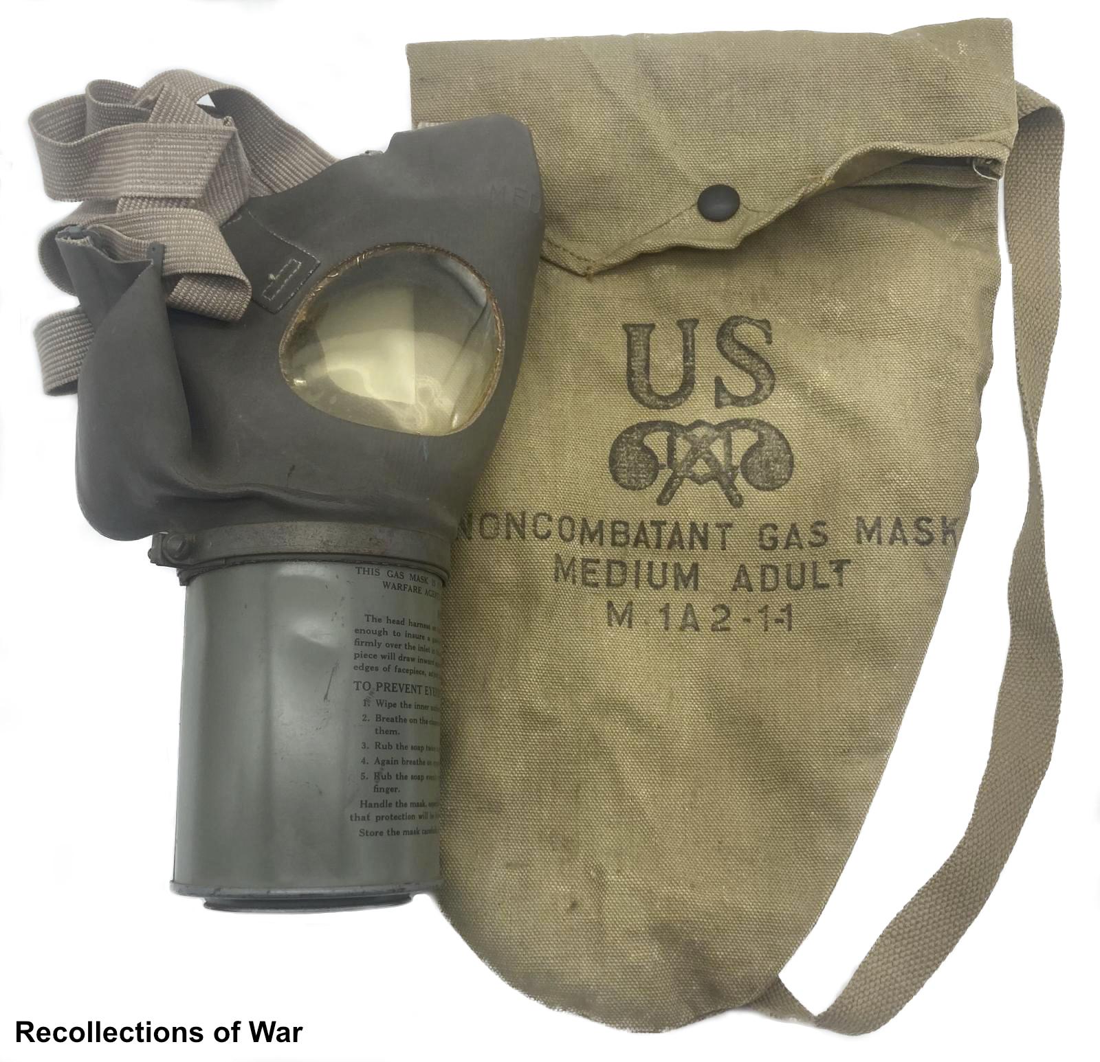 Gas mask and bag