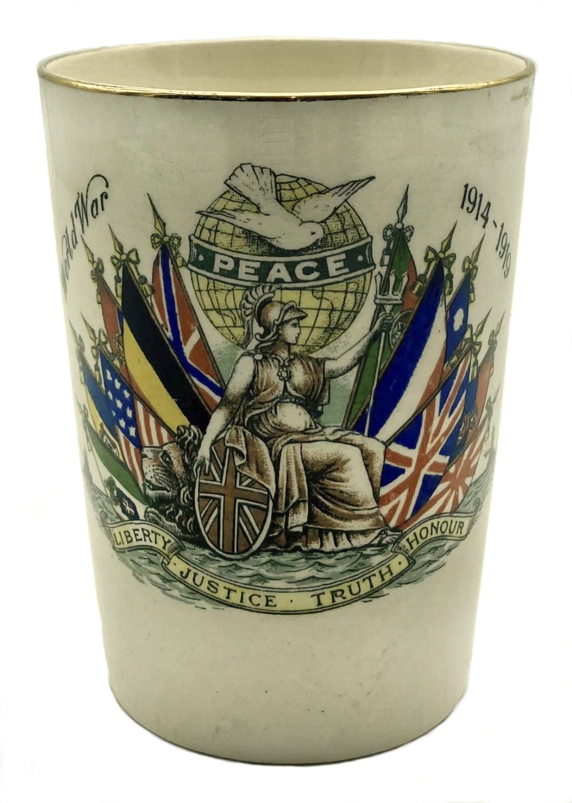 Peace Beaker celebrating the end of the Great War - large