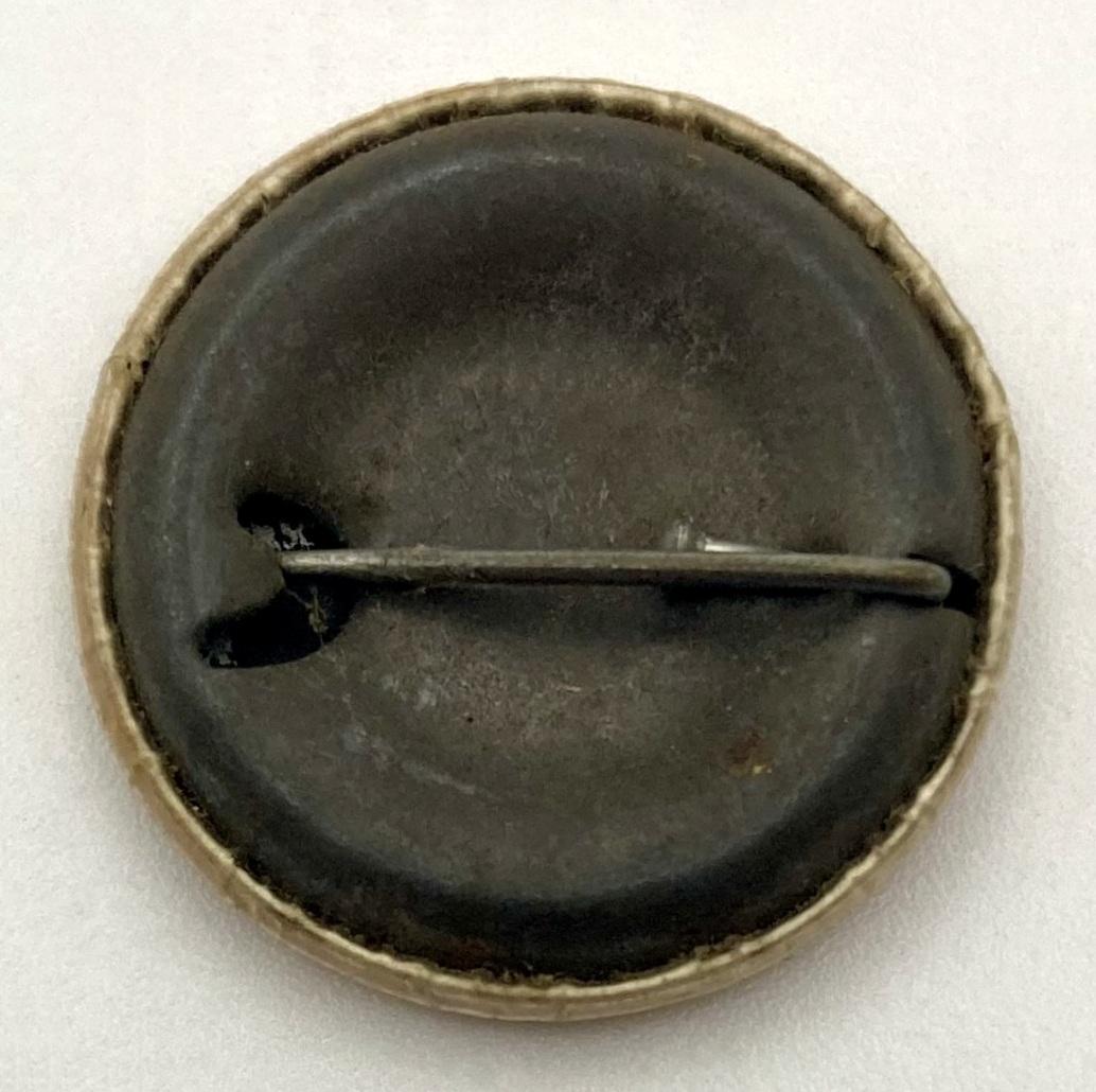 Reverse of 'Wattle Day League Ambulance Fund' fundraising badge - small size