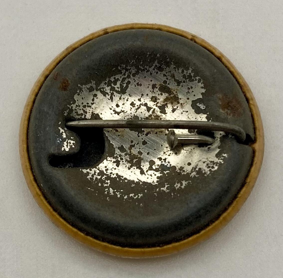 Reverse of 'Wattle Day 1936' fundraising badge - small size