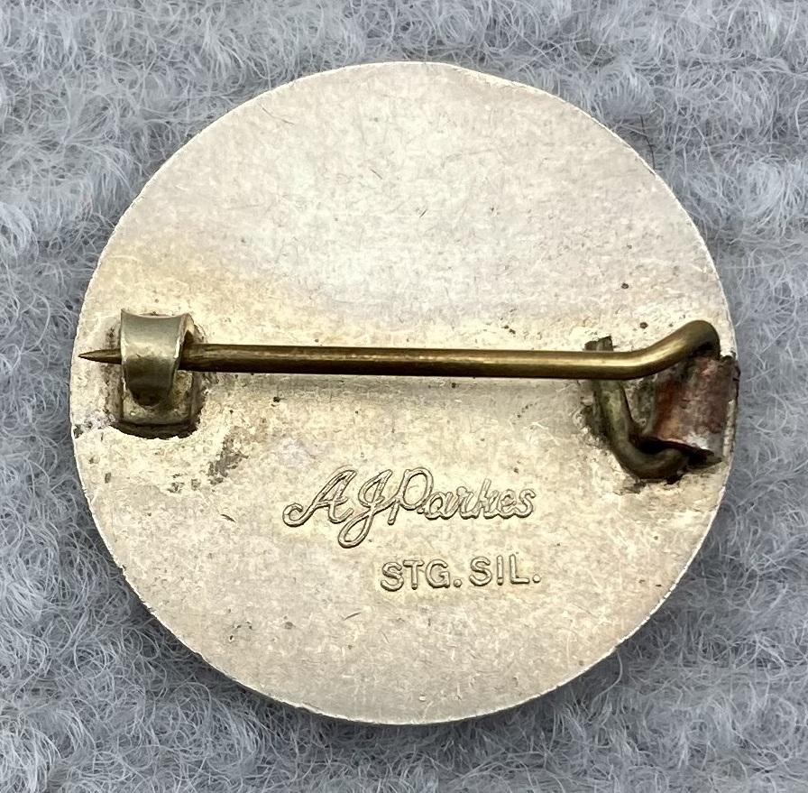 Reverse of Queensland Ambulance Transport Brigade (Q.A.T.B.) Ladies Committee silver badge
