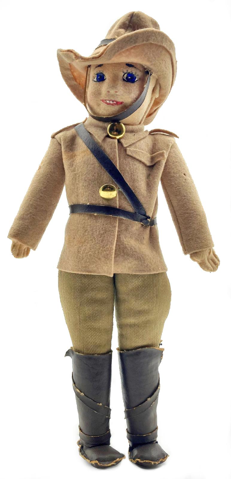 Australian Light Horseman doll - front view