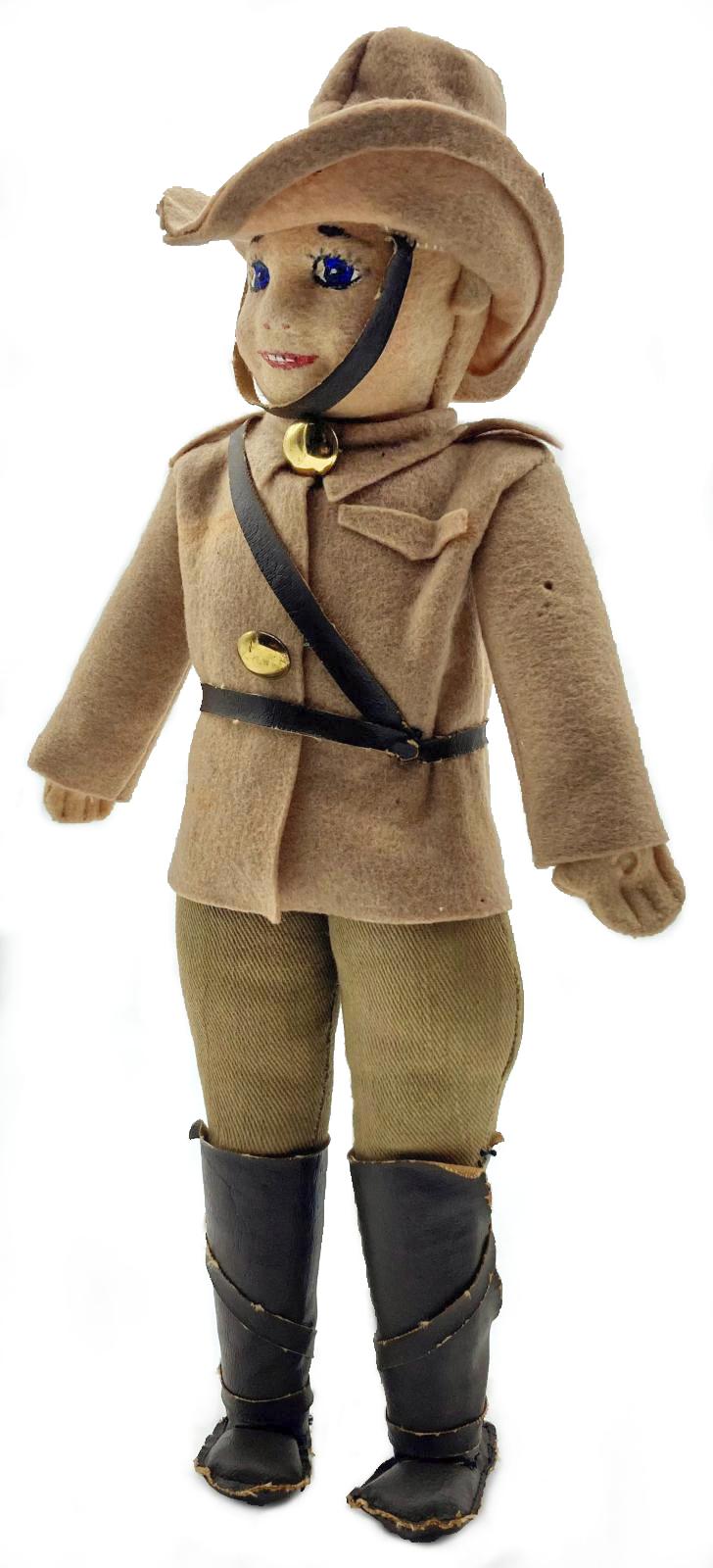 Australian Light Horseman doll - other side view