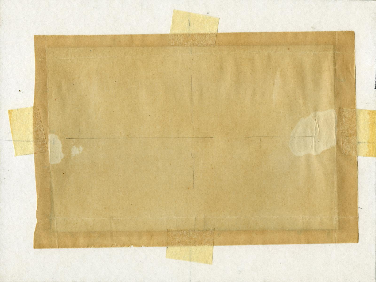 Reverse of Leslie Horton Partridge watercolour - Boesinghe, 1 September 1917