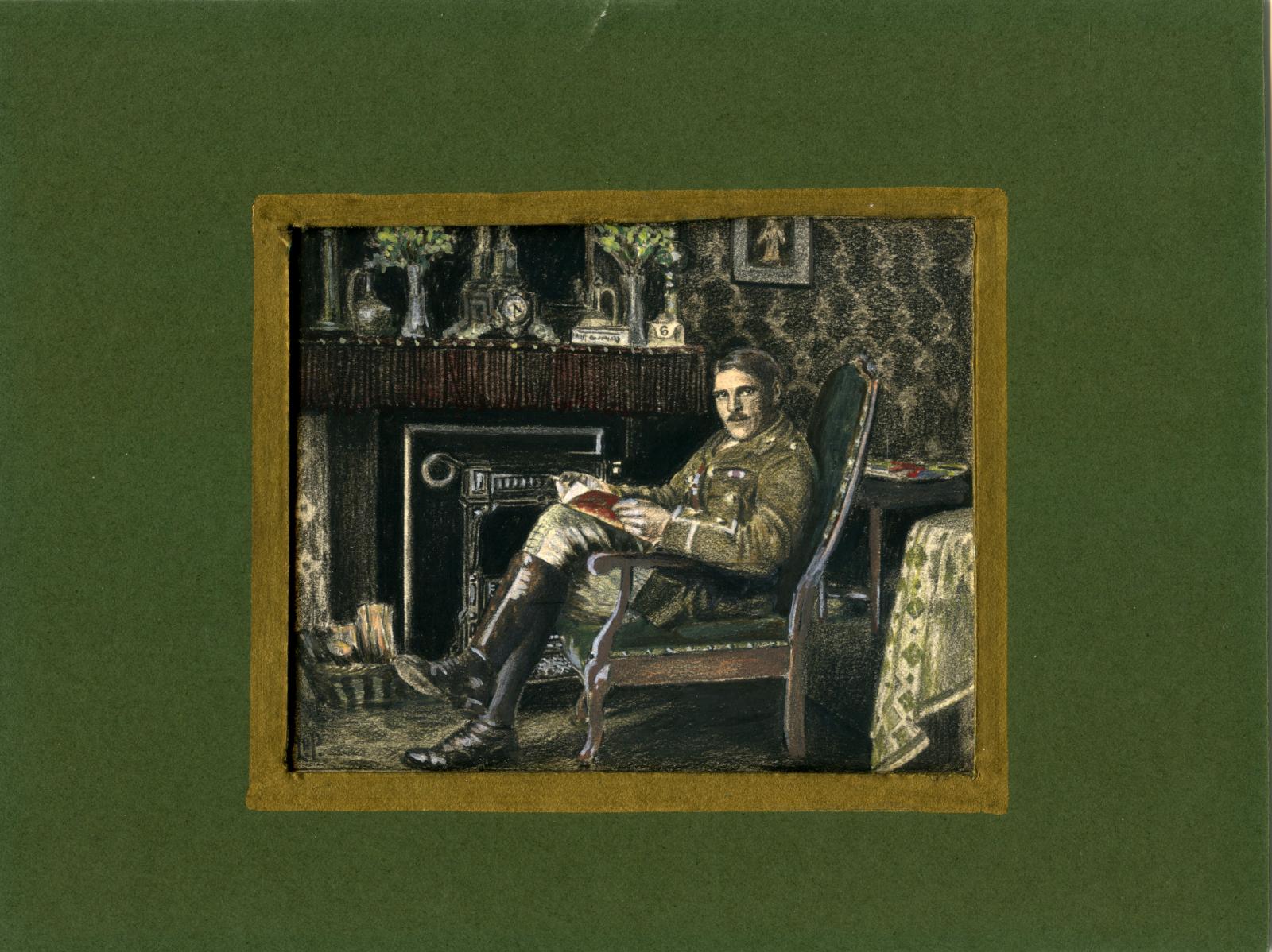Leslie Horton Partridge self portrait