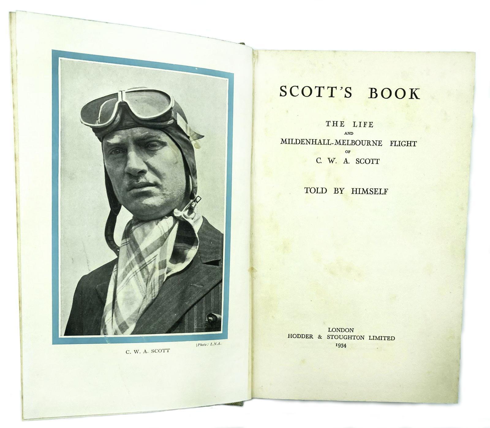 'Scott's Book' showing frontispiece and title page