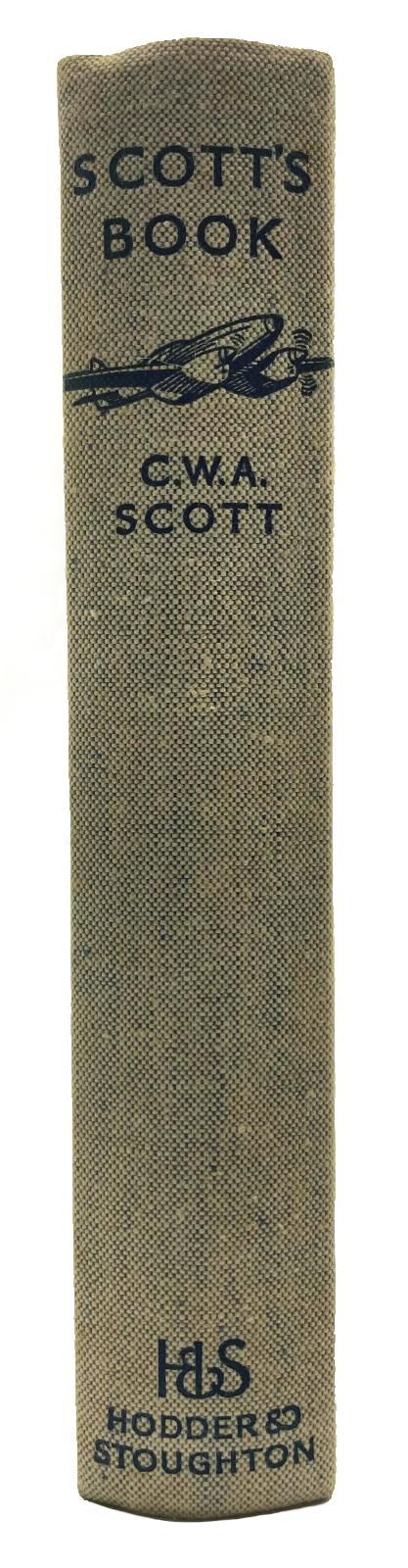 'Scott's Book' showing spine with DH88 Comet