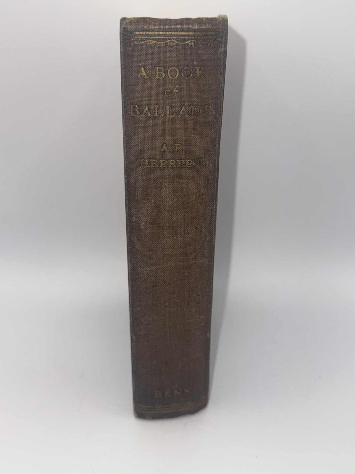 A book of Ballads spine