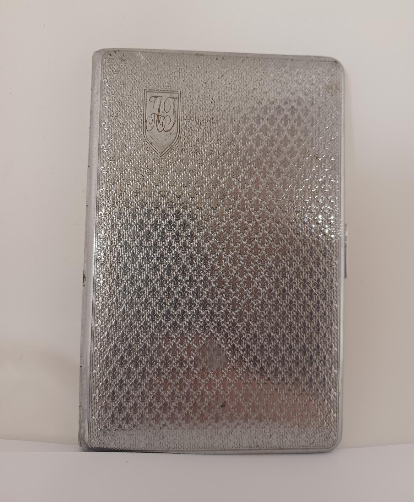 Front of Silver Cigarette Case