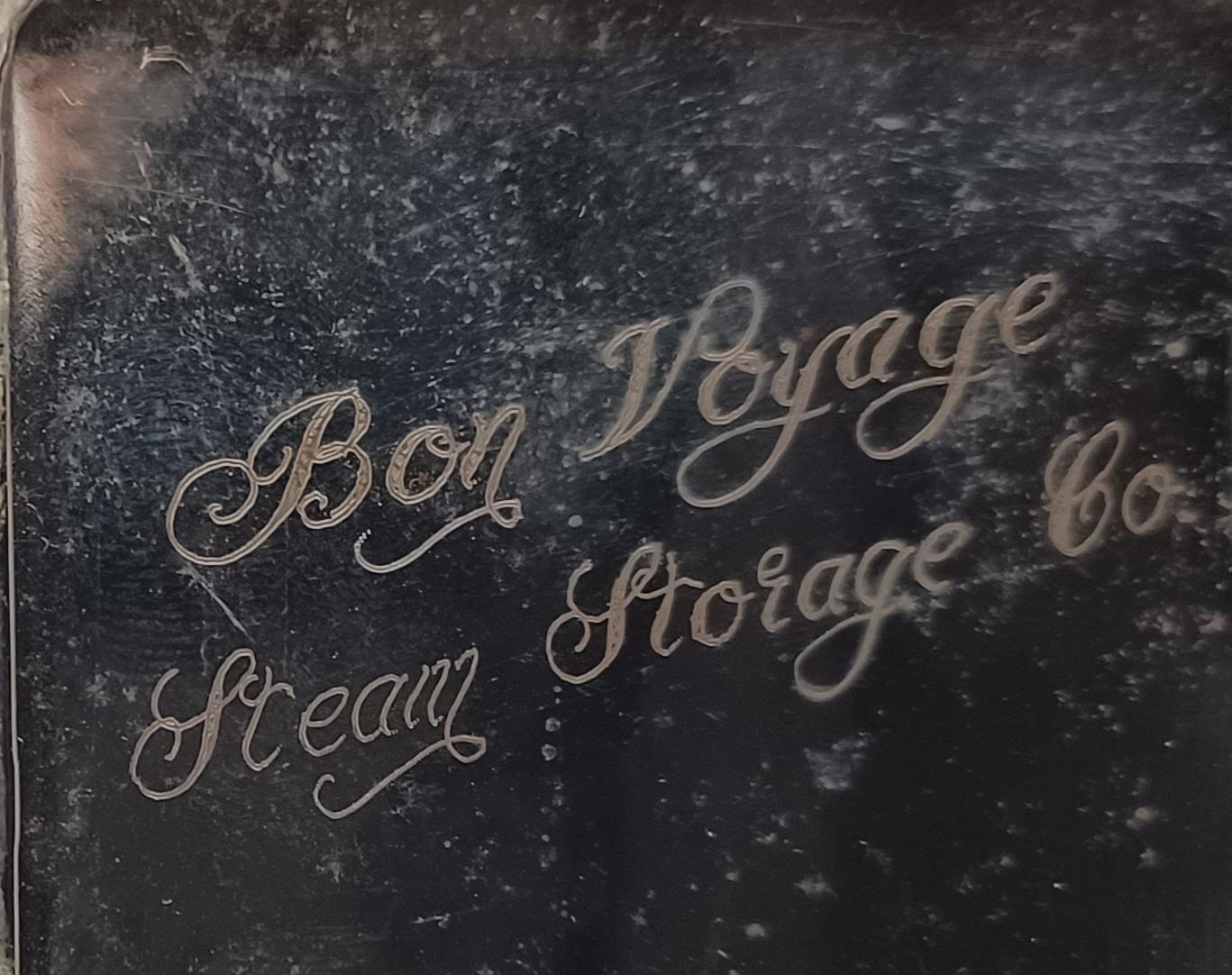 Inside of Silver Cigarette Case - inscription
