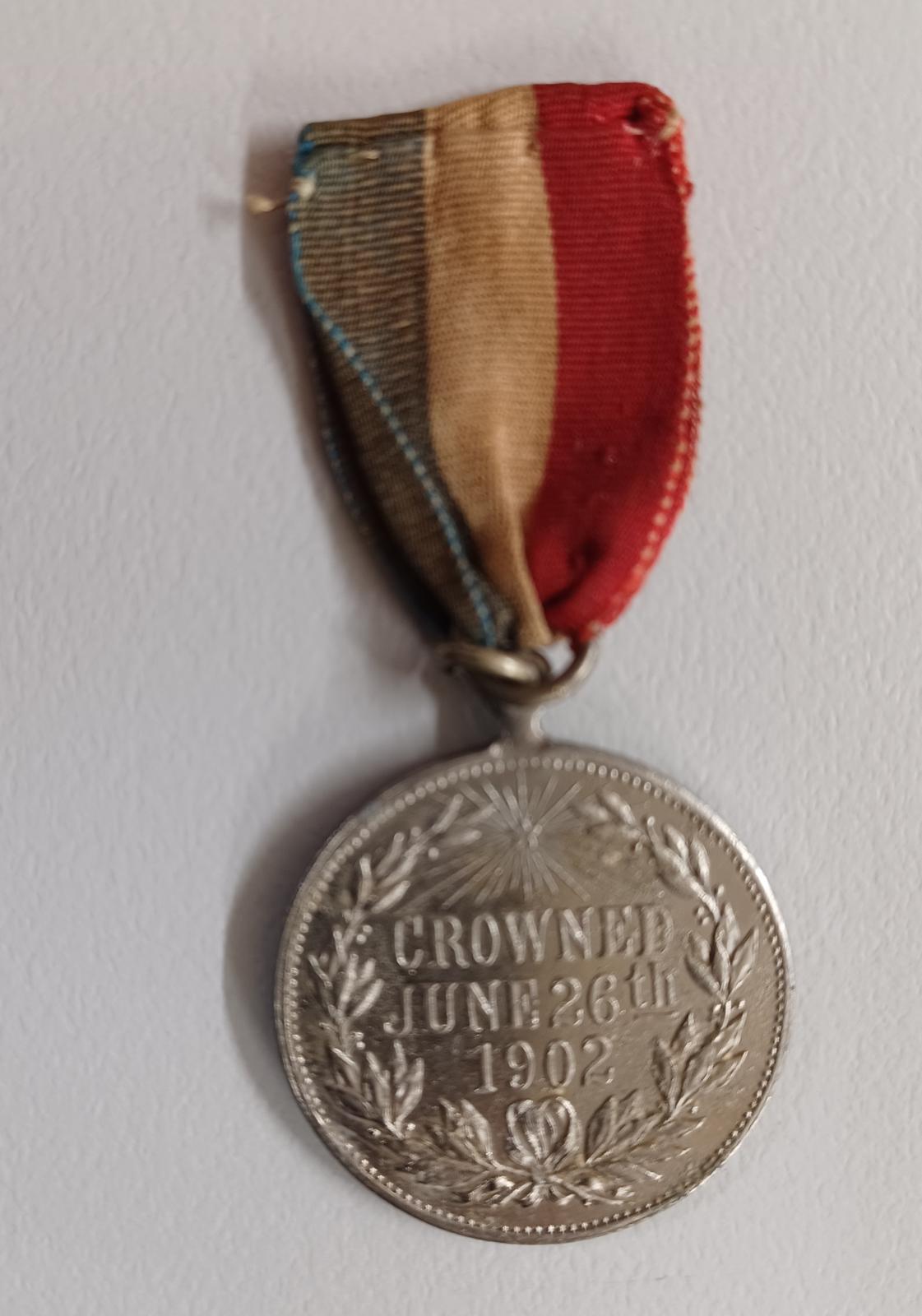 Back of medallion